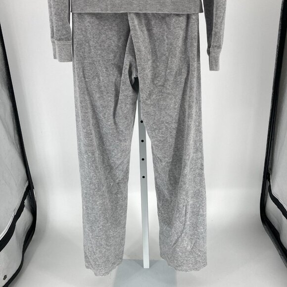 Vintage Y2K Juicy Couture Tracksuit Set Sz Medium Large Gray Pants Zip Up Jacket - Picture 5 of 16
